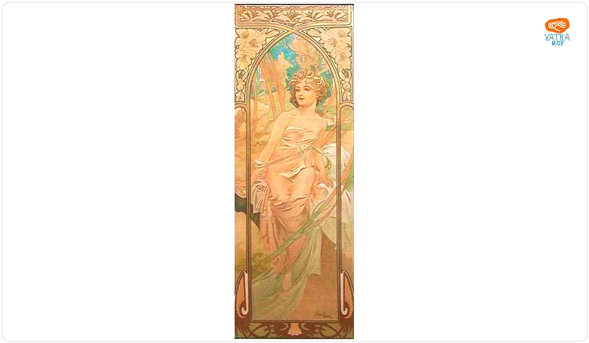 Alphonse Marie Mucha — Les Heures du jour - Éveil du matin