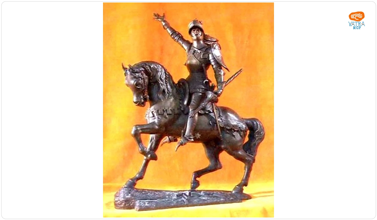 Cavaler medieval (Janissaire victorios ținând o lance)