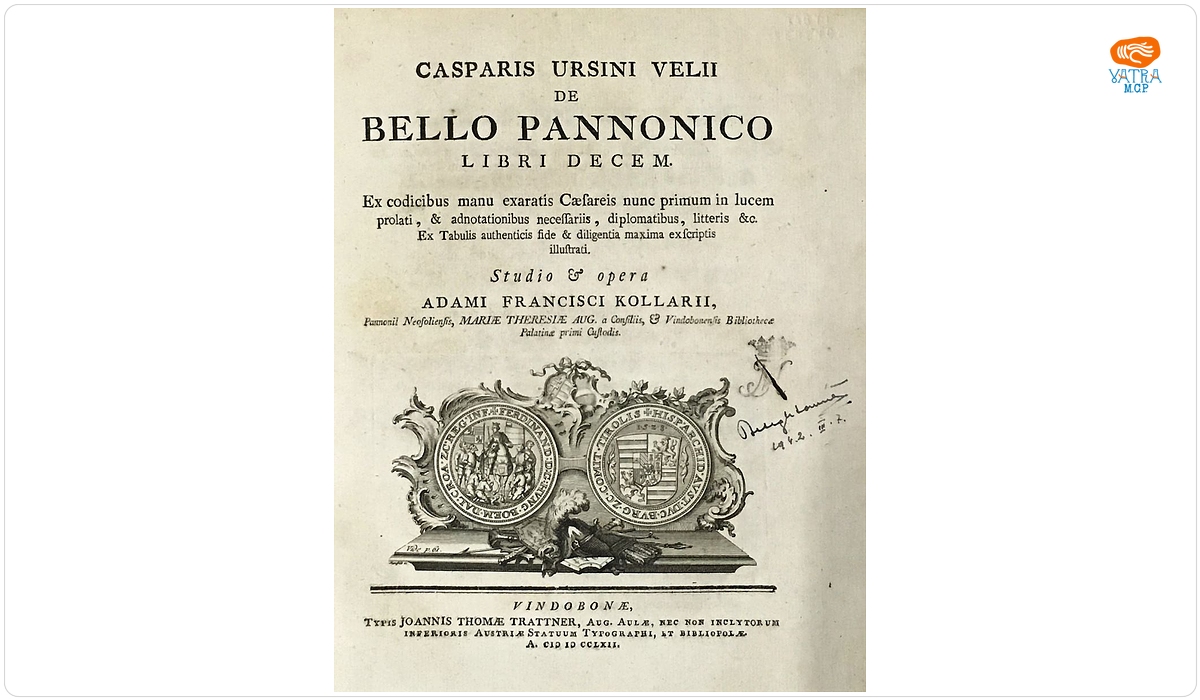 Casparis Ursini Velii De Bello Pannonico libri decem
