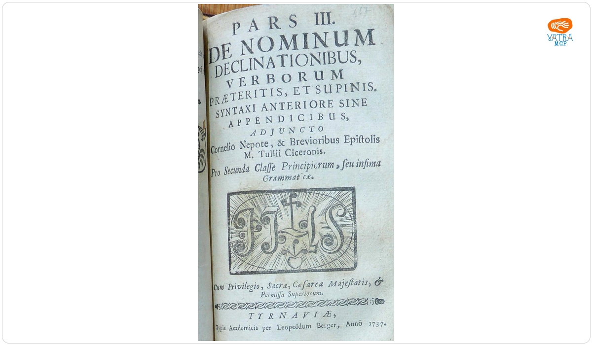 Manuel Alvares — Pars III. De nominum declinationibus, verborum