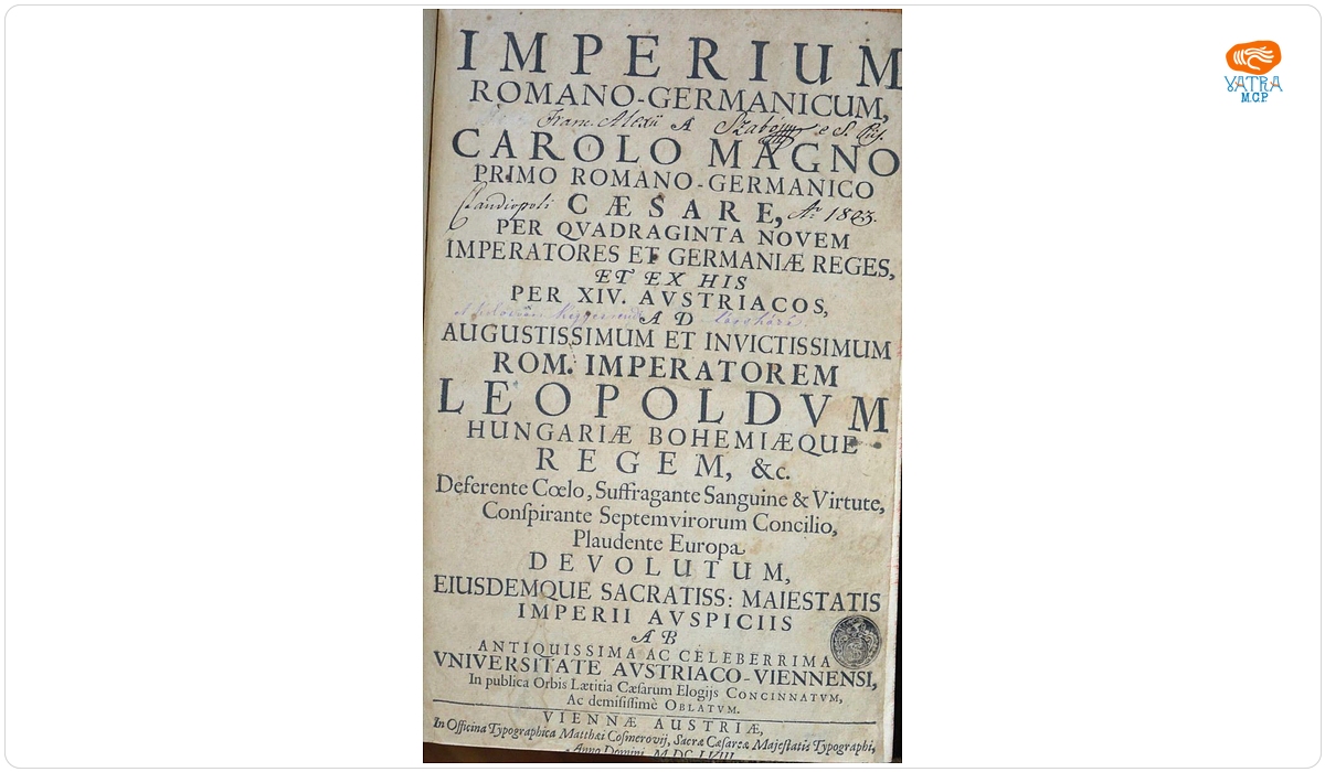 Niccolo Avancini — Imperium romano-germanicum, a Carolo Magno primo romano-germanico Caesare, per quadraginta novem Imperatores et germaniae Reges, et ex his per XIV. Austriacos