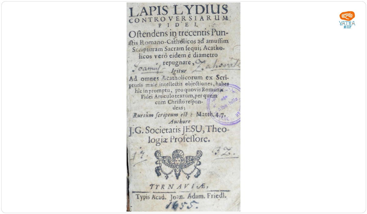 Joannes Gontery — Lapis Lydius Controversiarum Fidei