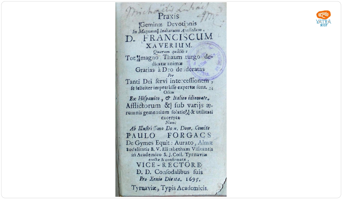 Praxis geminae devotionis in magnum Indiarum apostolum