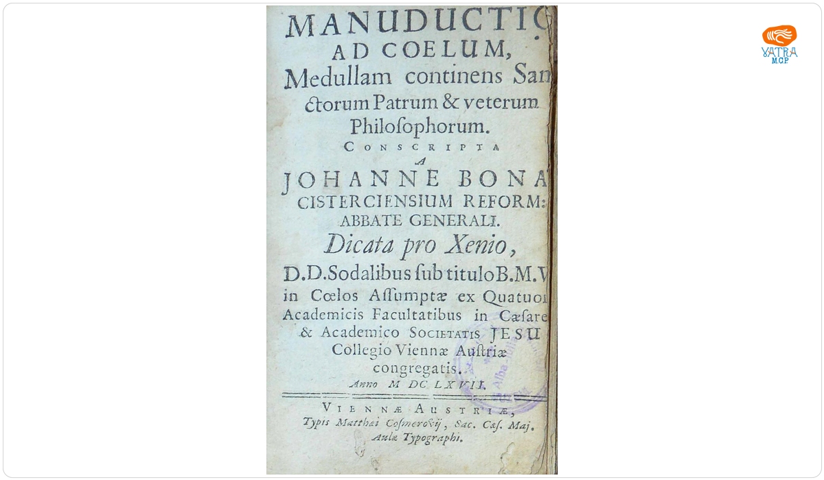 Manuductio Ad Coelum, Medullam Continens Sanctorum Patrum & veterum Philosophorum
