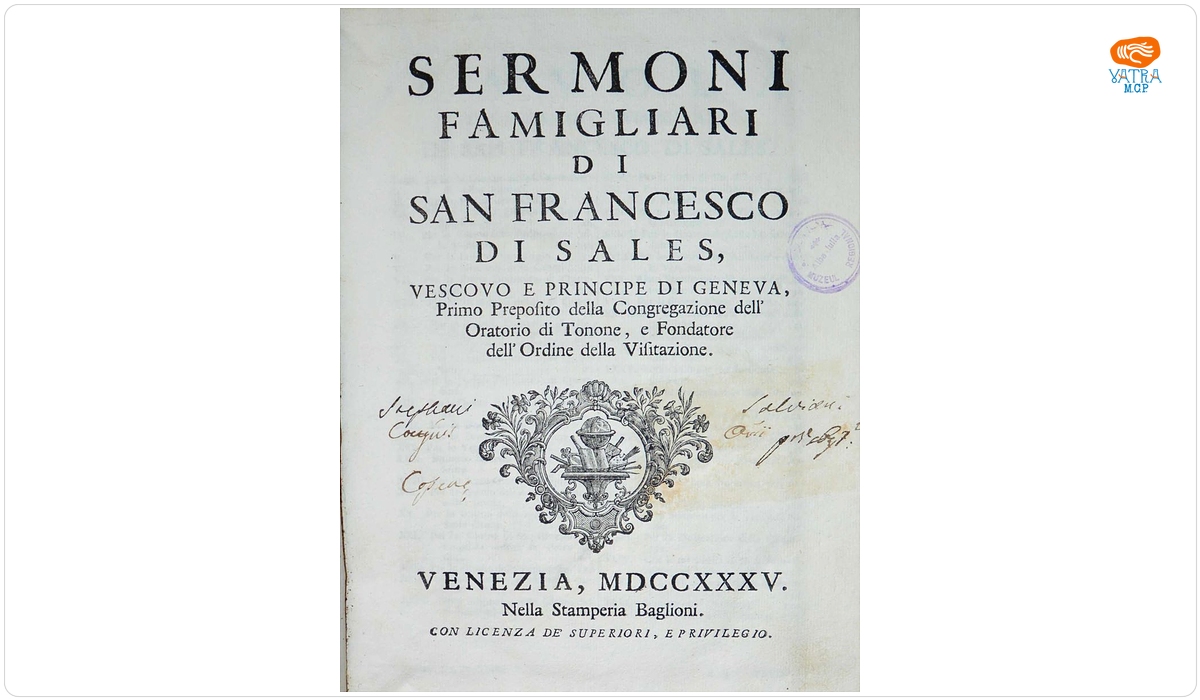 Opere di San Francesco di Sales vescovo e principe di Geneva