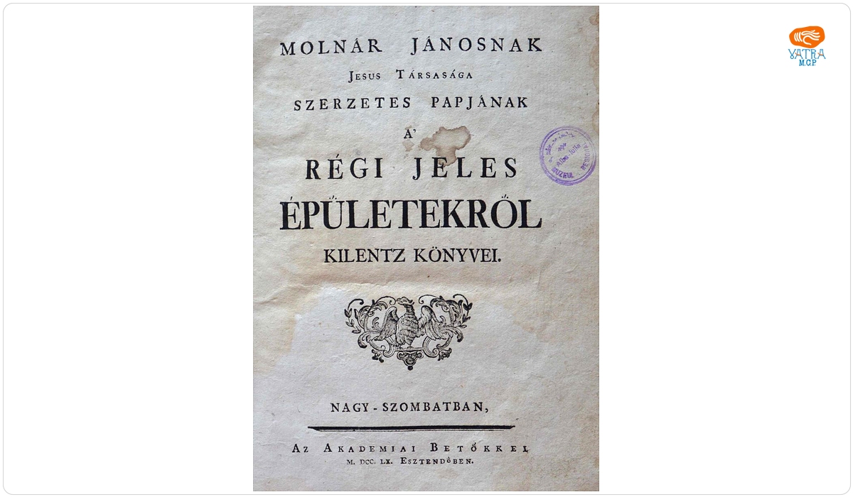 Molnár Jánosnak, Jesus Társasága szerzetes papjának