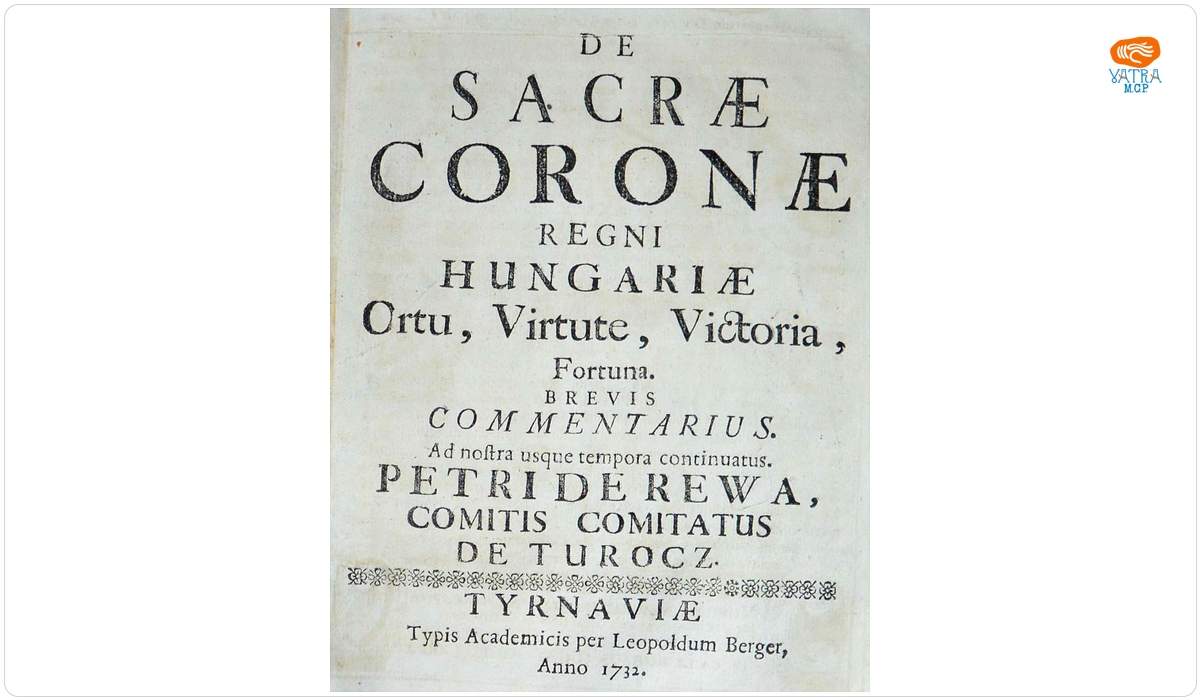 Révay Péter — De Sacrae Coronae Regni Hungariae