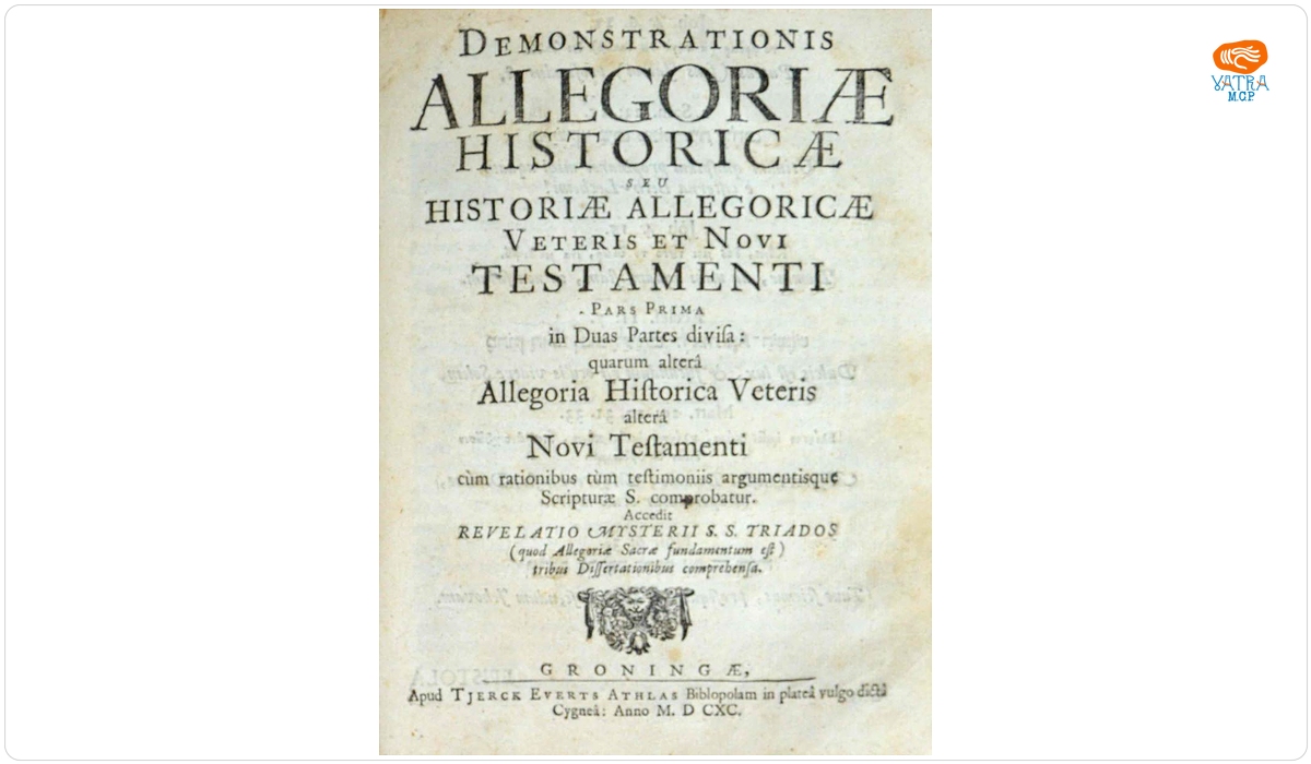 Demonstrationis allegoriae historicae, seu, Historiae allegoricae Veteris et Novi Testamenti
