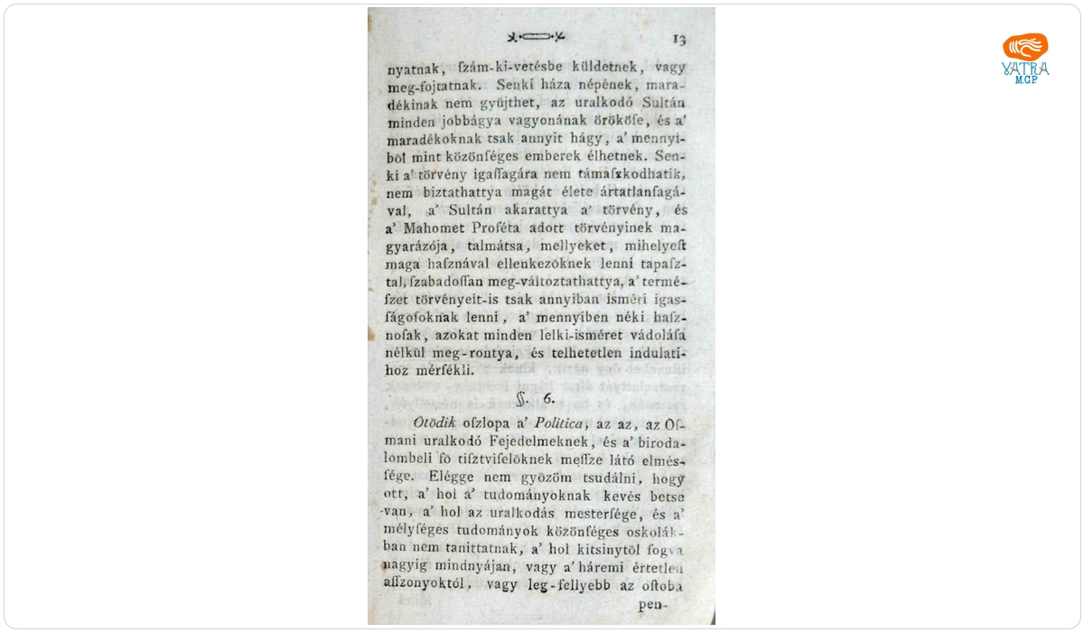 Sámuel Décsy — Osmanografia, az az: A' Török Birodalom'