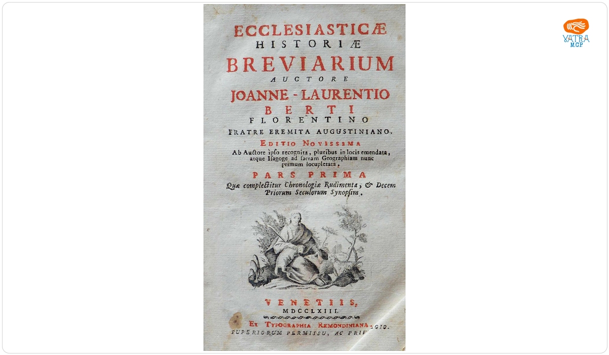 Giovanni Lorenzo Berti — Ecclesiasticae Historiae Breviarium
