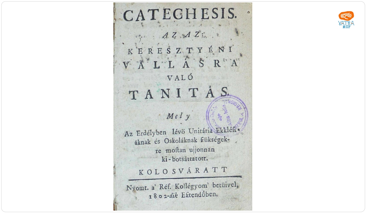 Catechesis az az Keresztényi vallásra való tanitás