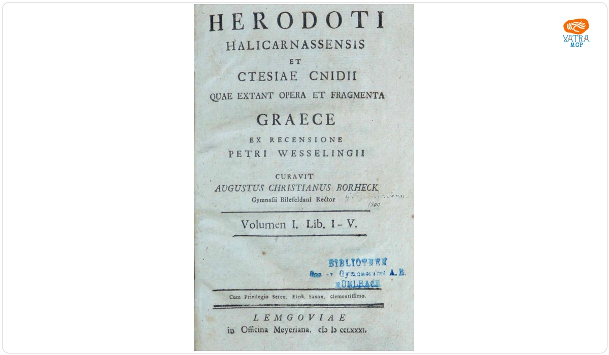 Herodoti Halicarnassensis et Ctesiae Cnidii quae extant opera et fragmenta graece