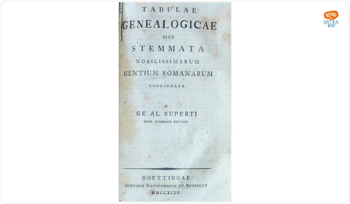 Tabulae genealogicae sive stemmata nobilissimarum gentium romanarum