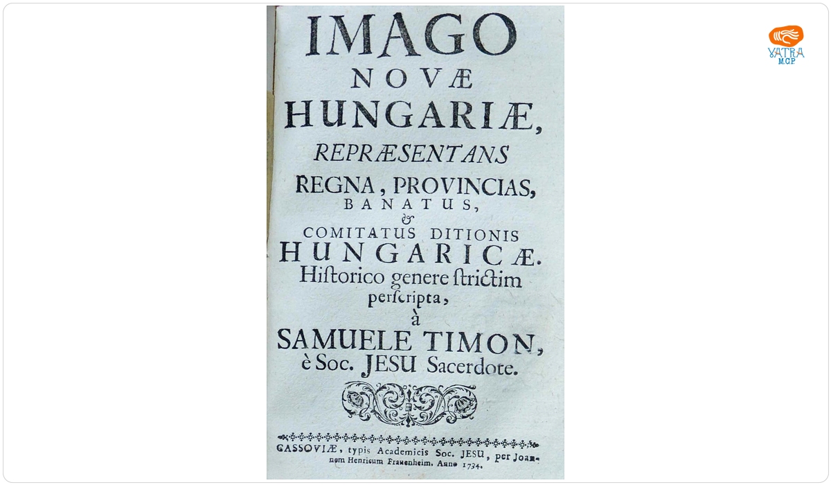 Sámuel, Timon, autor — Imago novae Hungariae, repraesentans Regna, Provincias, Banatus et comitatus ditionis hungaricae