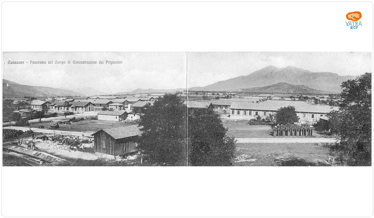 Panorama câmpului de concentrare a prizonierilor (Avezzano 1916-1918)
