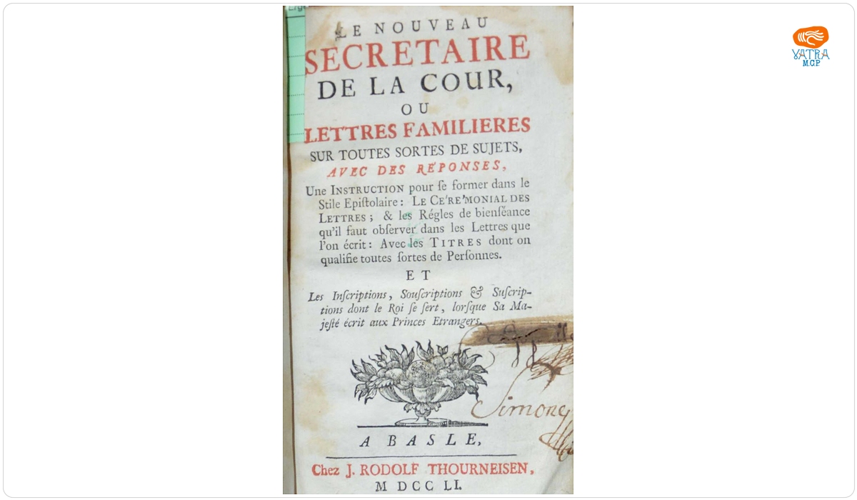 Le nouveau secretaire de la Cour, ou Lettres familieres sur toutes sortes de sujets