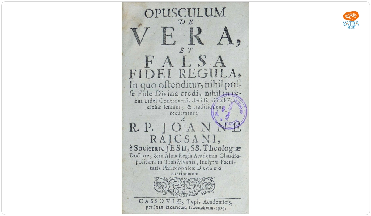Opusculum de vera et falsa fidei regula