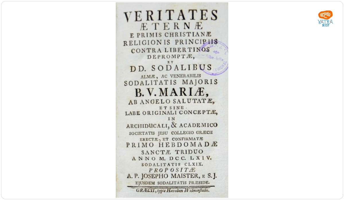 Veritates aeternae e primis christianae religionis principiis contra libertinos