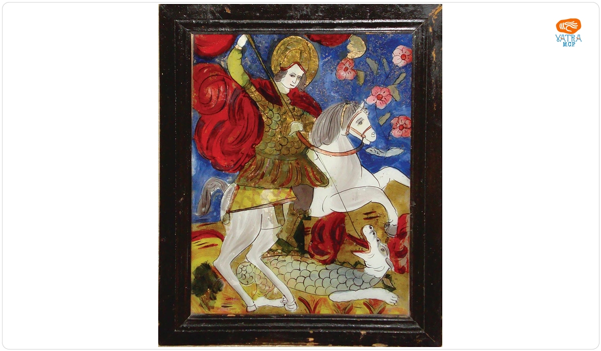 Sf. Mucenic Gheorghe ucigând balaurul