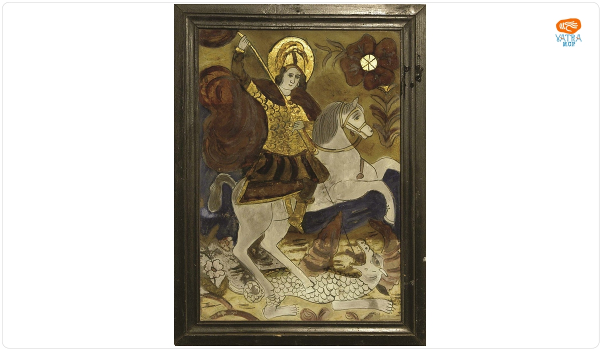 Sf. Mucenic Gheorghe, ucigând balaurul