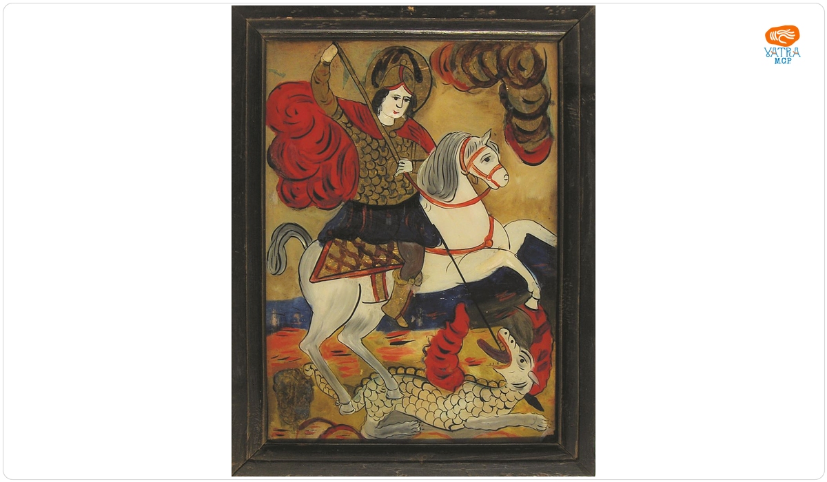Sf. Mucenic Gheorghe, ucingând balaurul