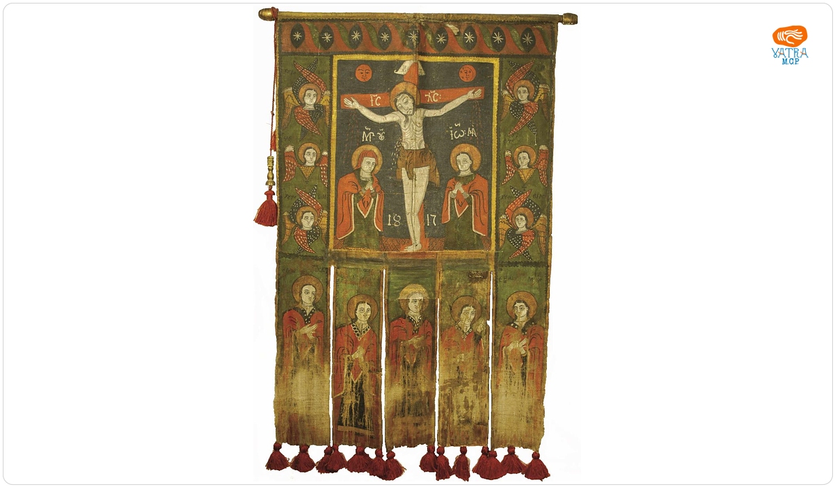 Răstignirea lui Iisus/Maica Domnului cu Pruncul