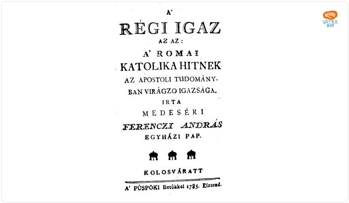 A' Regi Igaz az az: A Romai Katolika hitnek az Apostoli