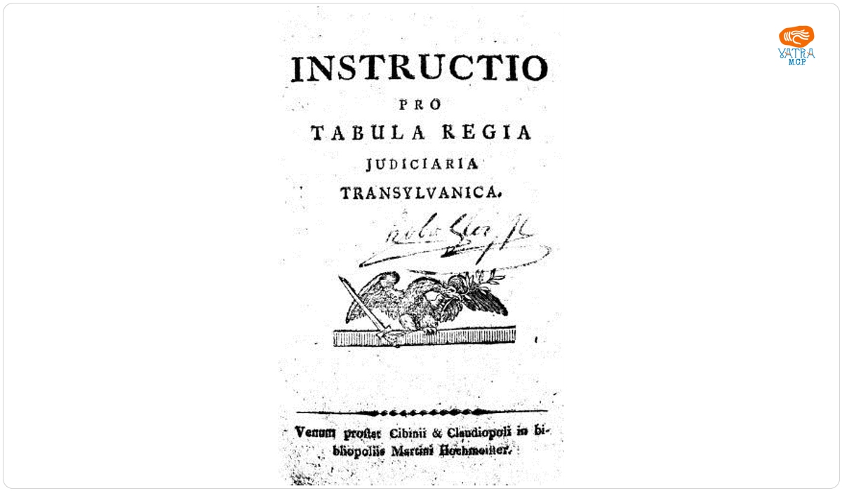 Instructio pro tabula regia Judiciaria Transylvanica