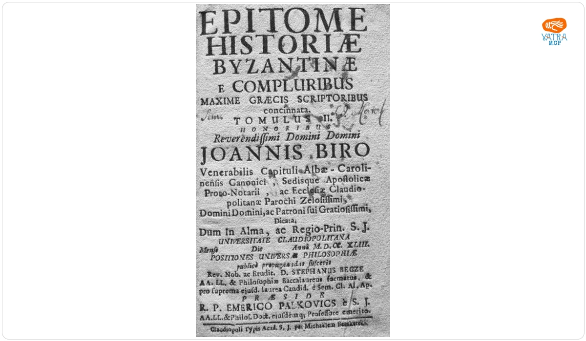 Epitome Historiae Byzantinae e compluribus maxime Graecis scriptoribus concinnata