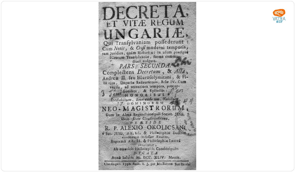 Decreta et vitae regum Ungariae, qui Transylvaniam possederunt