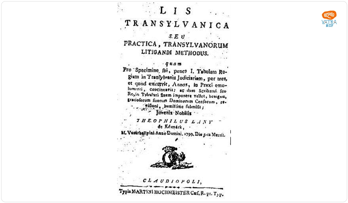 Teophil Lányi — Lis Transylvanica seu Practica