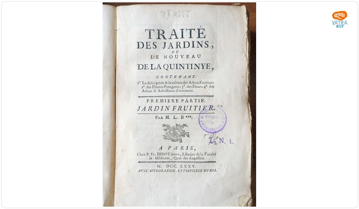Traité des jardins