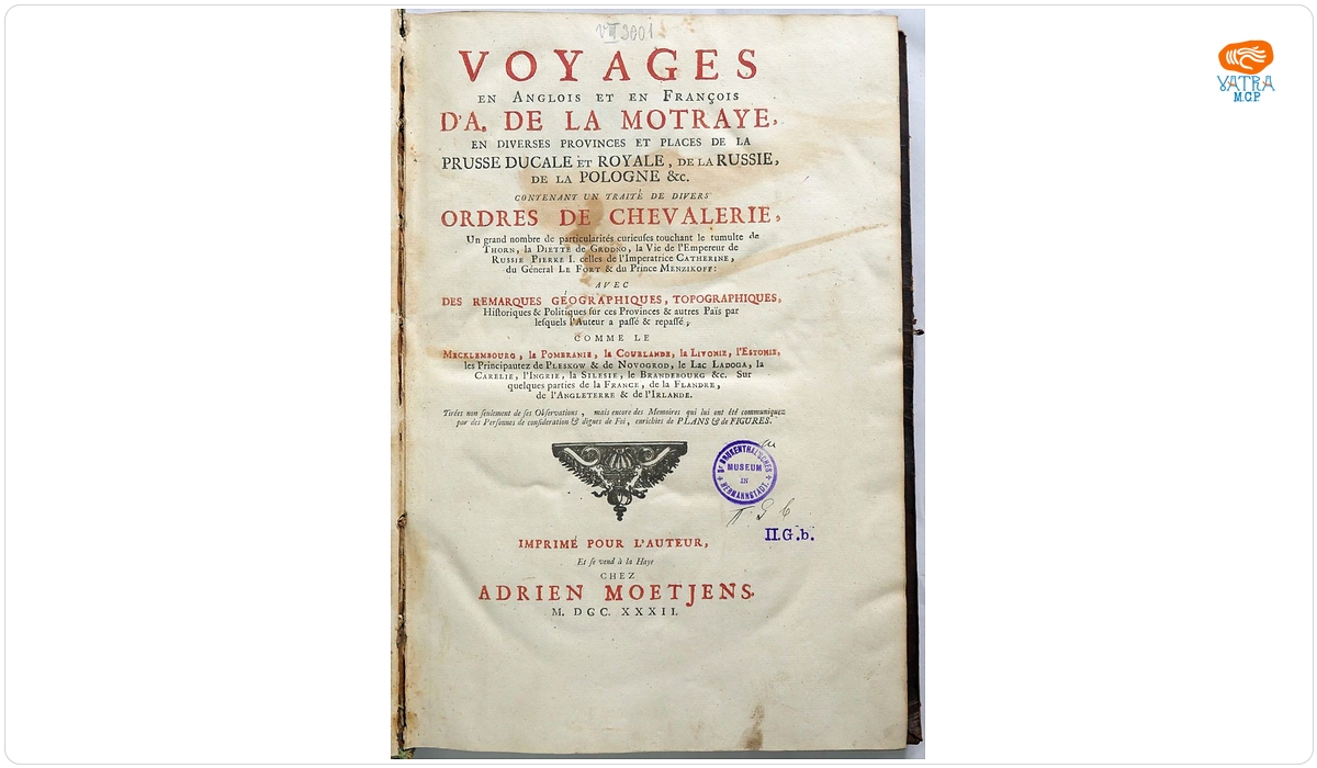 Voyages en Anglois et en François en diverses provinces et places de la Prusse ducale et royale, de la Russie, de la Pologne &c.