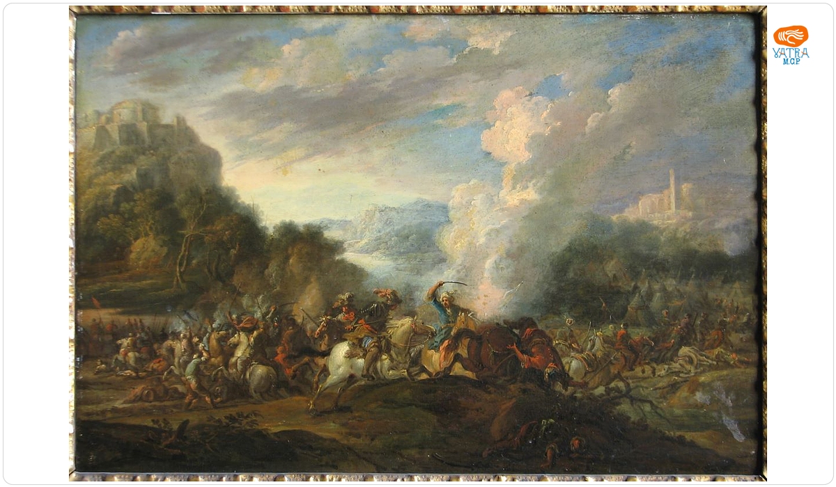 anonim — Luptă de cavalerie între turci și austrieci