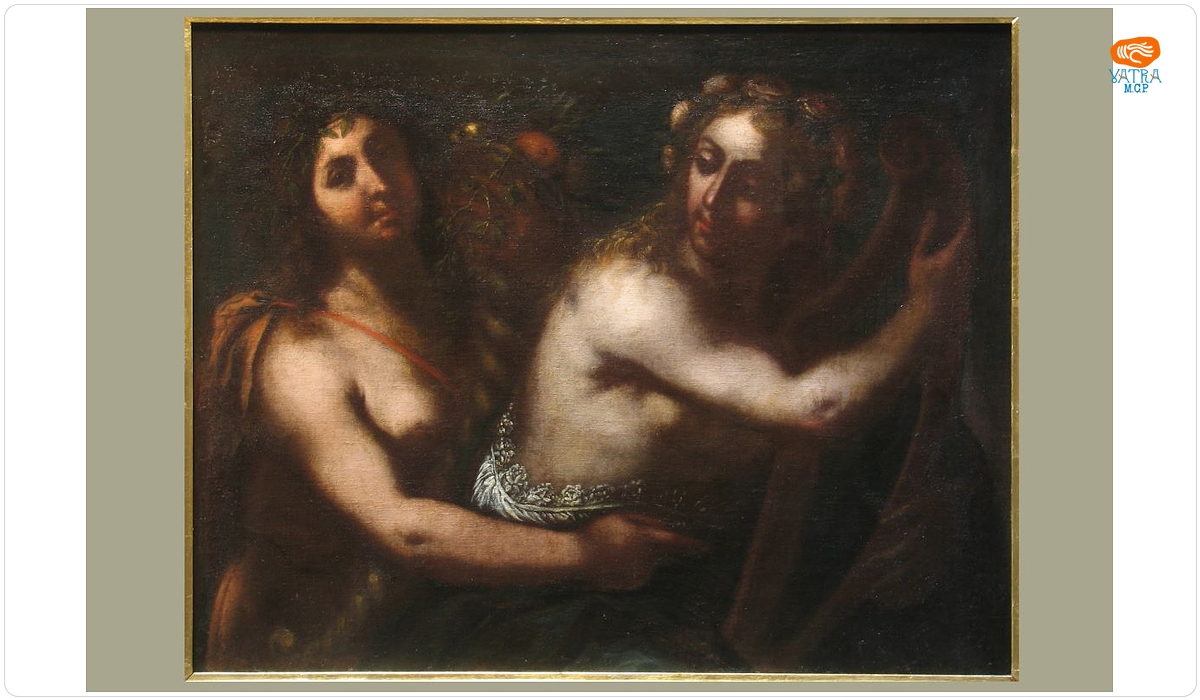 Vertumnus și Pomona (în Reg. Inv.: Vertumnus și Flora)