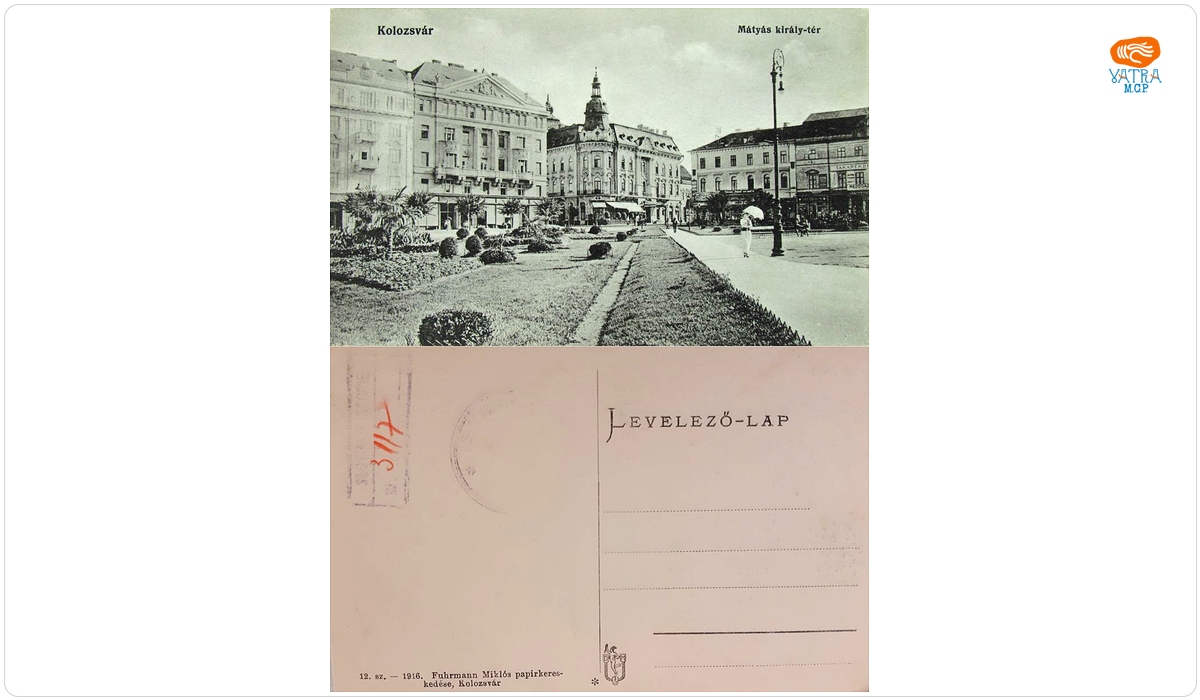 Cluj. Vedere din piața Regele Matia