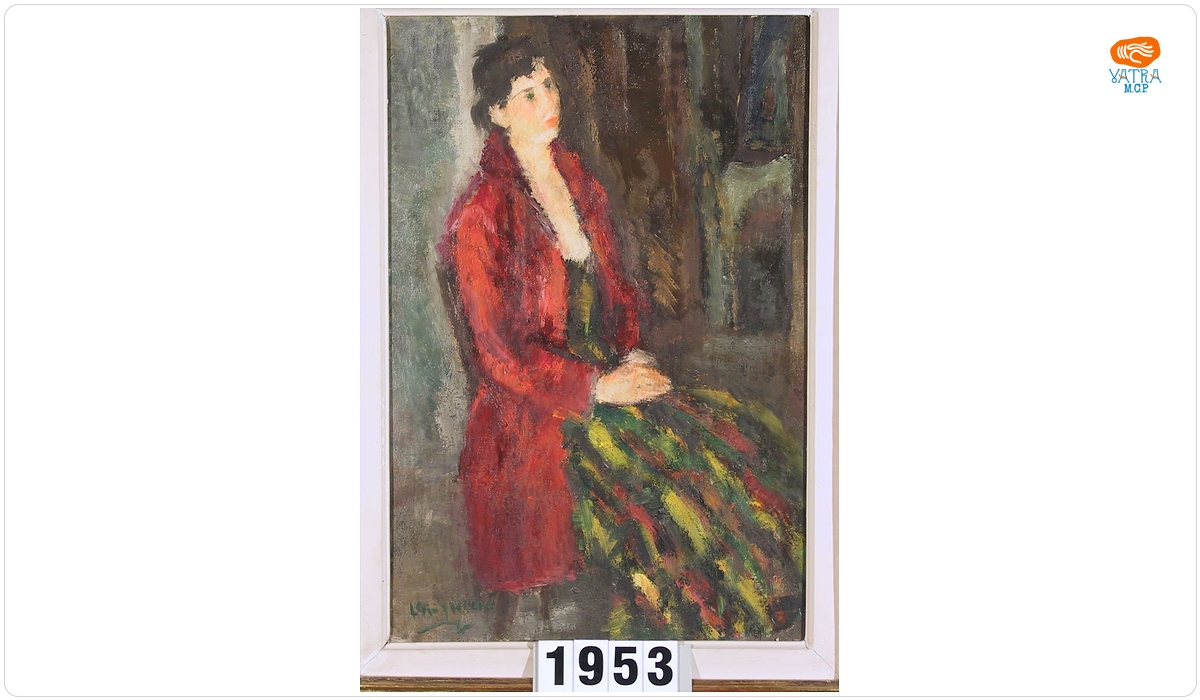 Lucian Grigorescu — Femeie cu jachetă roșie