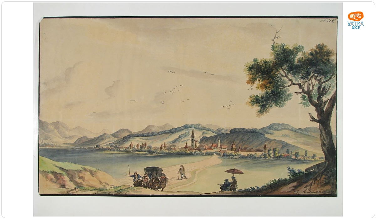 Franz Neuhauser — Vedere din Bistrița