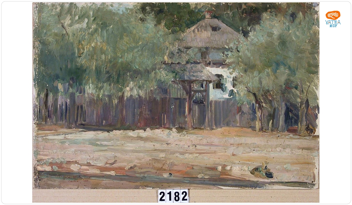 Jean Alexandru Steriadi — Peisaj cu casă țărănească