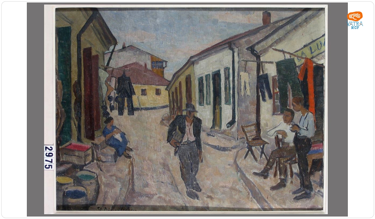 Ștefan Dimitrescu — Peisaj cu case