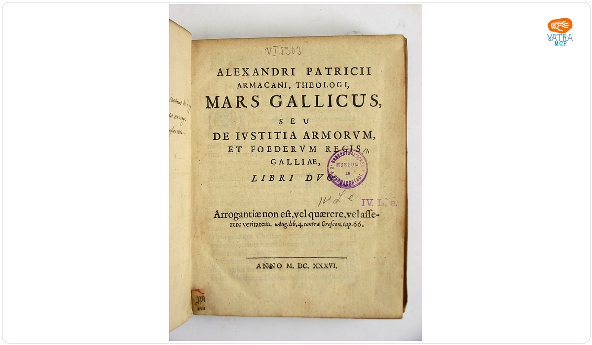 Jansenius, Cornelius, Obispo de Ypres — Mars Gallicus, seu de iustitia armorum, et foederum regis Galliae …