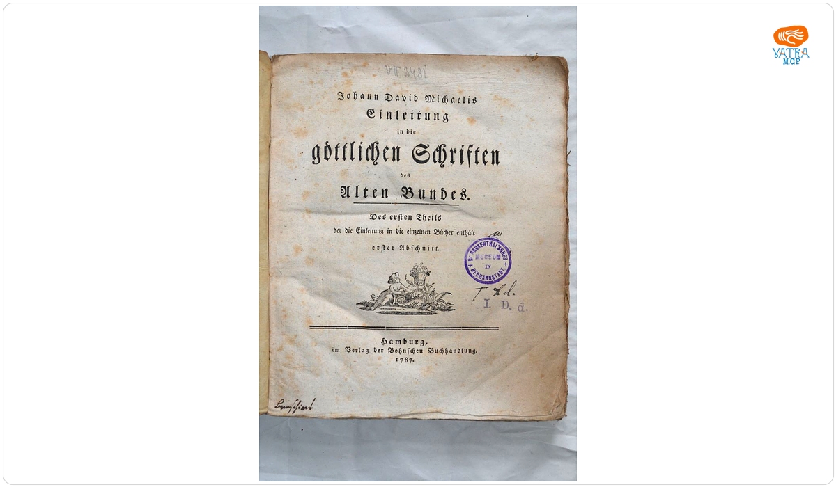 Einleitung in die goettlichen Schriften des Alten Bundes