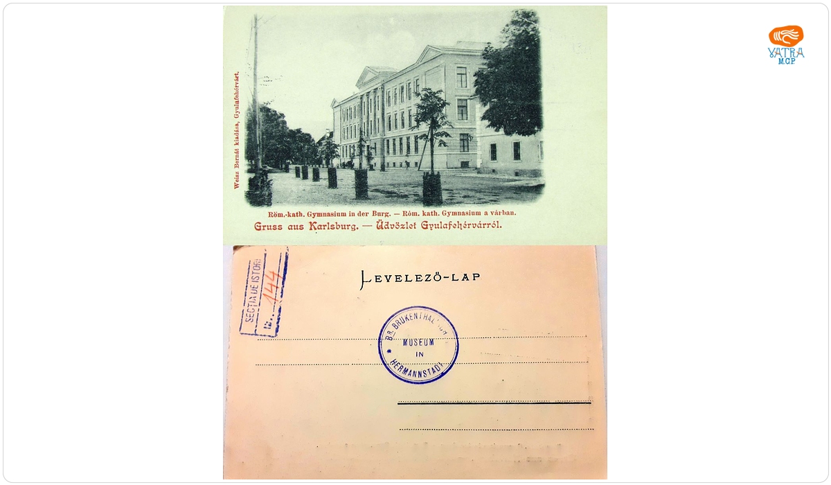 Editura Bernard Weiss — Alba Iulia. Clădirea Gimnaziului Romano-catolic