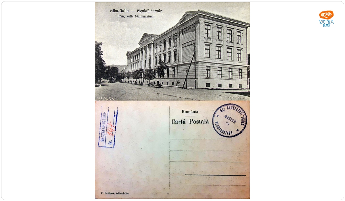 Alba Iulia. Clădirea Gimnaziului Romano-catolic