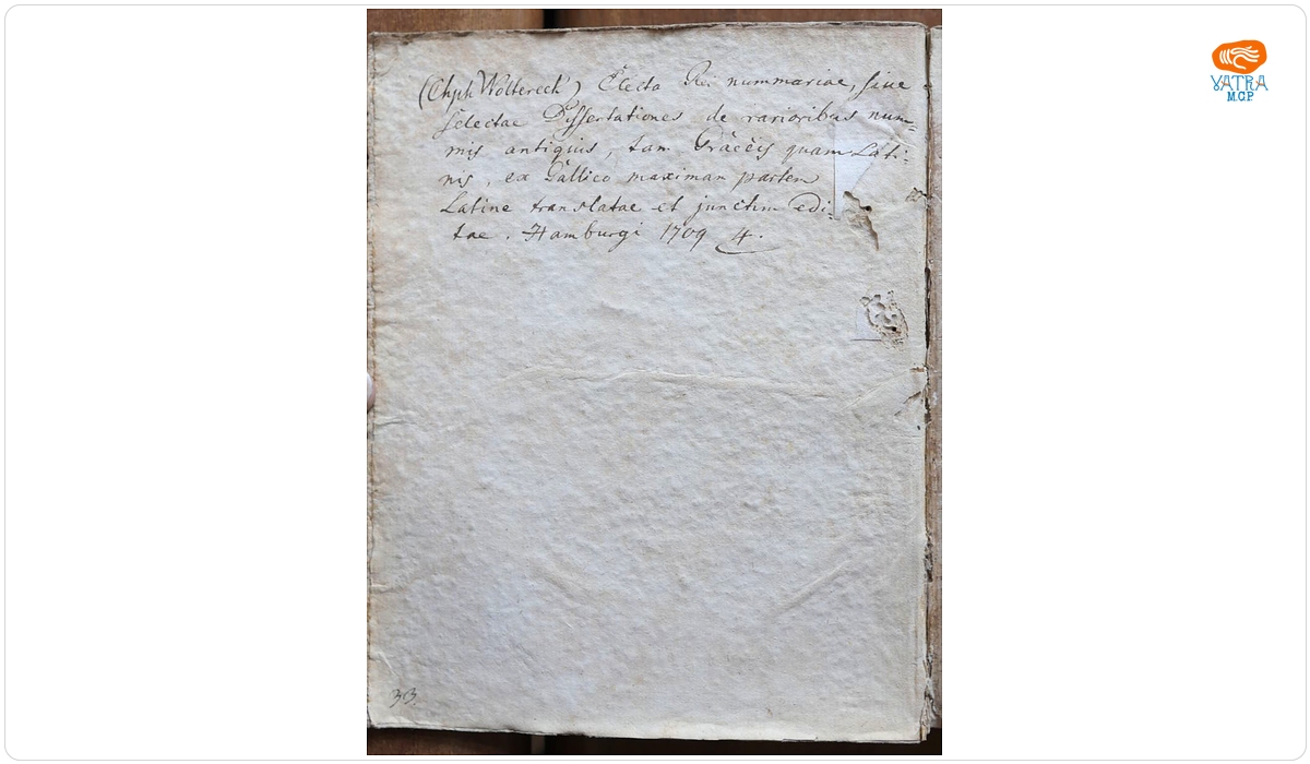 Electa Rei nummariae, sive selectae Dissertatione de rarioribus nummis antiquis, tam Graecis quam Latinis, ex Gallico maximam parte Latine translatae et junctim editae