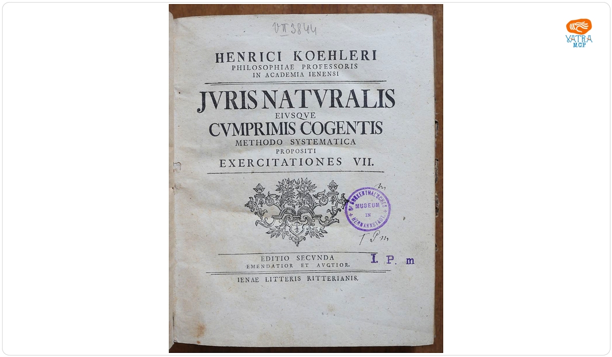 Juris naturalis eiusque cumprimis cogentis methodo systematica propositi exercitationes VII.