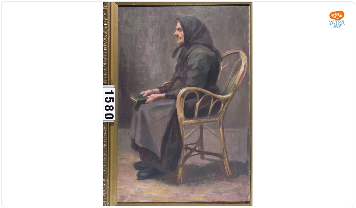 Maria Drăgan CABADAEFF — Babă șezând