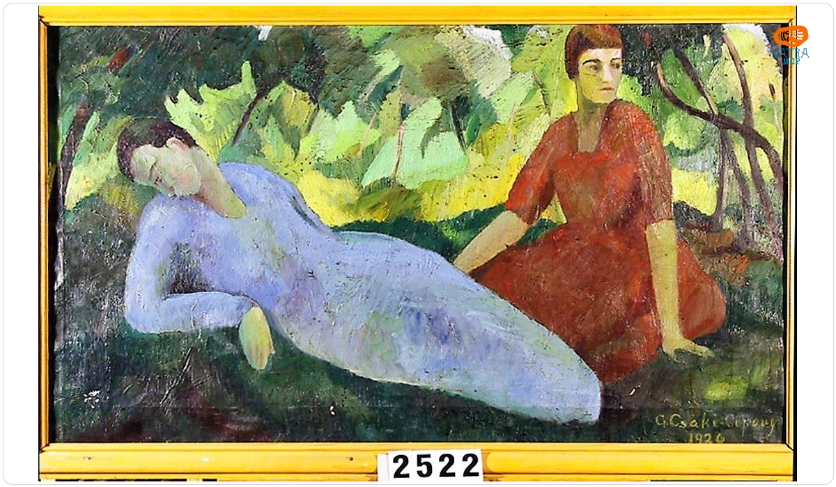 Grete CSAKY COPONY — Două femei în grădină