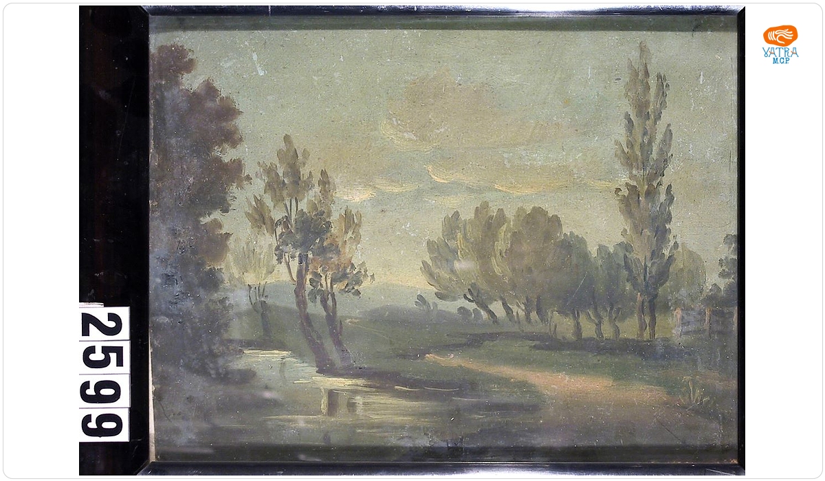 Theodor Glatz — Peisaj cu pârâu