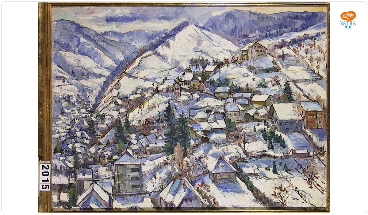 Schi iarna - peisaj